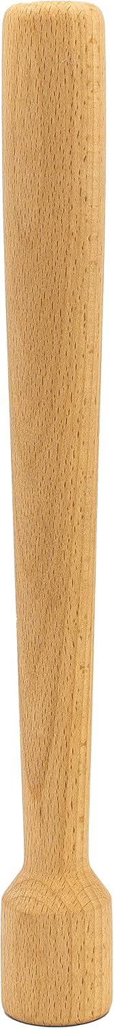 Wood Cocktail Muddler: 12 inch Hardwood Mojito Drink Muddler Home Bar Tool