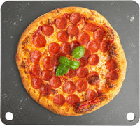 NerdChef Steel Stone - High Performance Pizza Baking | Made in USA (14.5" x 16" x 1/4") - (.25" Thick - Standard)