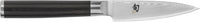 Shun Classic 3.5" Paring Knife, Handcrafted Japanese Vegetable & Fruit Knife, VG-MAX Core with Damascus Stainless Steel Cladding, Pakkawood Handle, Small Kitchen Tool for Peeling, Coring & Cutting