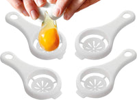 4PCS Egg Separator Egg Yolk White Separator White Egg Separator Tool Egg Cutter Kitchen Gadgets