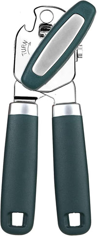 Can Opener,Professional 3-In-1 Multifunctional Manual Can Openers Bottle Opener,Kitchen Durable Stainless Steel Heavy Duty Can Opener Smooth Edge for Kitchen Seniors Friendly