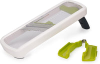 Joseph Joseph 20141 Multi-Grip Hand-held Mandoline Slicer with Food Grip and Adjustable Blades Dishwasher Safe, One-size, Green