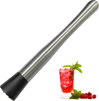 Ortarco 10 Inch Stainless Steel Muddler for Cocktails