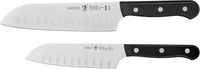 HENCKELS Solution Razor-Sharp 2-pc Knife Set, Santoku Knife 5 Inch, Santoku Knife 7 Inch, German Engineered Informed by 100+ Years of Mastery, Stainless Steel