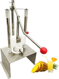 Manual Pineapple Peeler 3.3"Fruit Peeler Corer Slicer Cutter Stainless Steel Countertop Pineapple Cutter Maker Pineapple Slicer and Corer Tool for Easy Core Removal