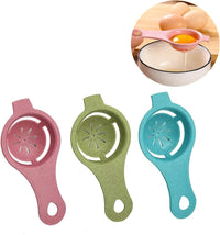 3-Piece Egg Yolk & White Separator Set - White, Divider, Chefs & Bakers Tool