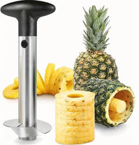 Stainless Steel Pineapple Corer & Slicer - Thick Blade, Easy-to-Use Pineapple Cutter & Core Removal Tool for Perfect Pineapple Rings