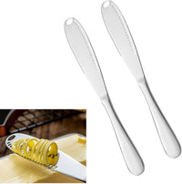 2Pcs Butter Spreader Knife 8inch for Cold Butter Butter Slicer, Butter Curler, Butter Grater, Butter Blade