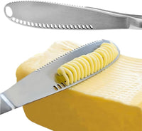 Stainless Steel Butter Knife - A Butter Spreader & Kitchen Gadget
