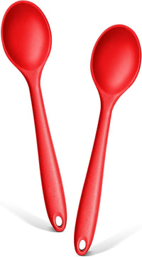 E-far Silicone Cooking Utensils Set, 25 Piece Kitchen Utensils with Holder, Non Toxic Kitchen Tools Spatula, Turner, Spoon, Ladle for Nonstick Cookware, Heat Resistant & Dishwasher Safe - Black