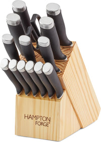 Hampton Forge Epicure Bread Knife, Black