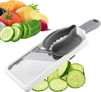 Multi Handheld Mandoline Slicer with Adjustable Stainless Steel Blade - Vegetable Grater Cucumber Slicer - Cheese Grater