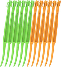 Citrus Peeler for Oranges, Orange Peeler Tool for Fruit Lemon Mango Banana, Plastic Fruit Peelers Easy Open (12 PCS Orange Peeler, 12 PCS)