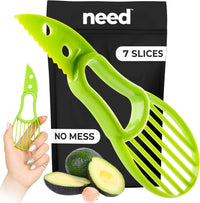 3 in 1 Avocado Slicer Tool - Essential Addition To Your Kitchen Gadgets - Dishwasher Safe Peeler - Fruit Cutter