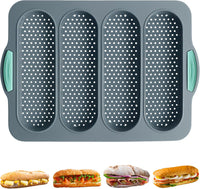 Bunte Cake Pan, Non-Stick 10-Inch Food Grade Silicone Cake Mold, Silicone Baking Pan with Metal Reinforced Frame More Strength